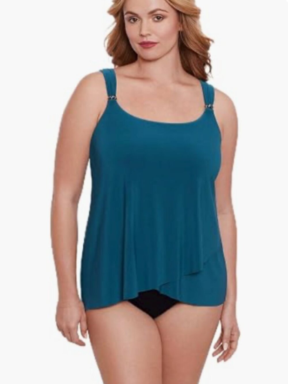 Miraclesuit Women's Razzle Dazzle Tankini Top Plus Size 20W - 7844
